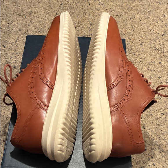 Men’s size 12 Cole Han Zero Grand Wingtip Oxfords - Picture 6 of 10